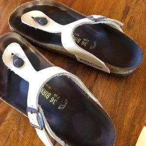 Birkenstock Gizeh Ivory lace size 36